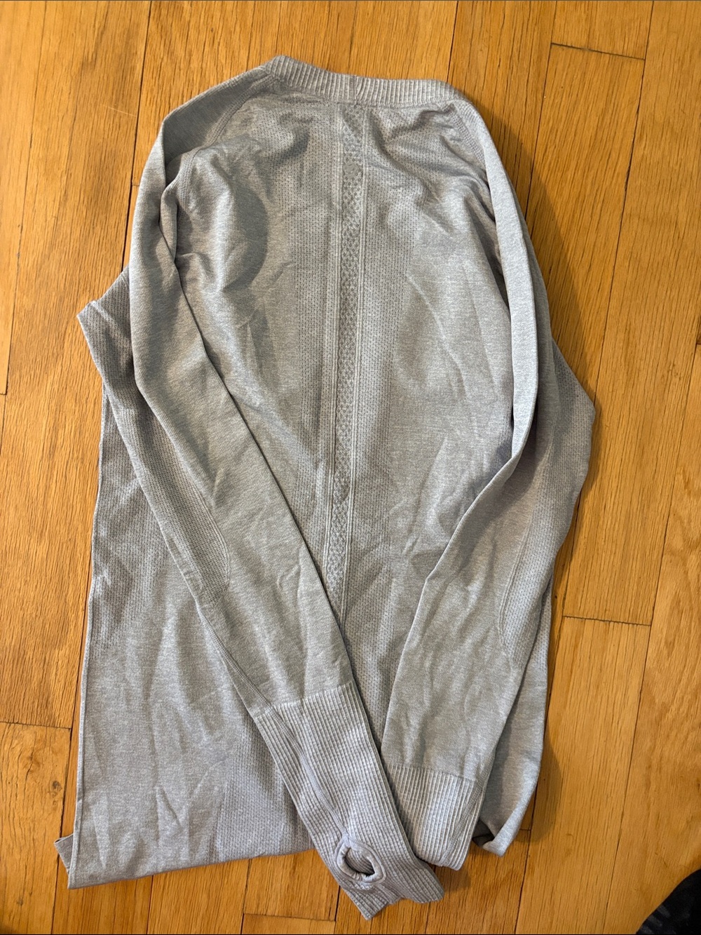 CRZ YOGA Long Sleeve Tops in Light Taupe, Charcoal, and Light Gray - Picture 5 of 13